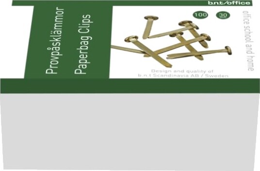 Bntoffice Paperbinders 30Mm 100 Stk./Pakke