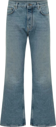 Off White Herre Jeans Blå W34,