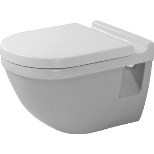 Duravit Starck 3 Vegghengt toalett 360x540 mm, Hvit med WonderGliss Duravit Starck 3 Vegghengt toalett 360x540 mm, Hvit med WonderGliss