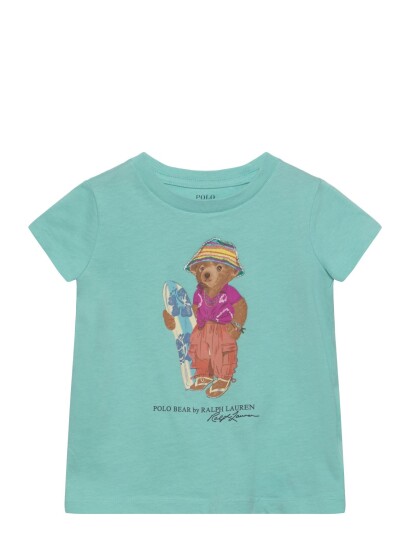 Ralph Lauren Kids Polo Bear Cotton Jersey Tee Brown 88 93