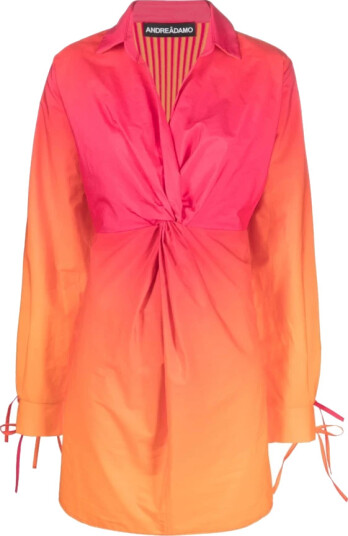 Andrea Adamo Dame Kjoler Oransje S,