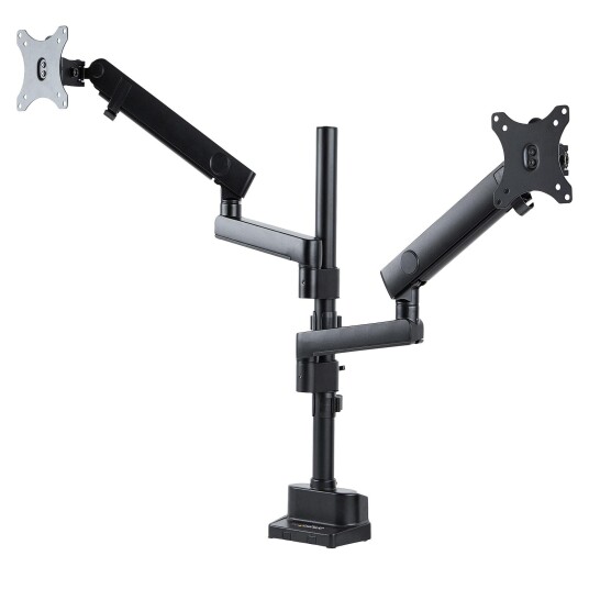StarTech StarTech.com Desk Mount Dual Monitor Arm, Full Motion Monitor Mount for 2x VESA Displays up to 32" (up to 17lb/8kg), Ergonomic Vertical