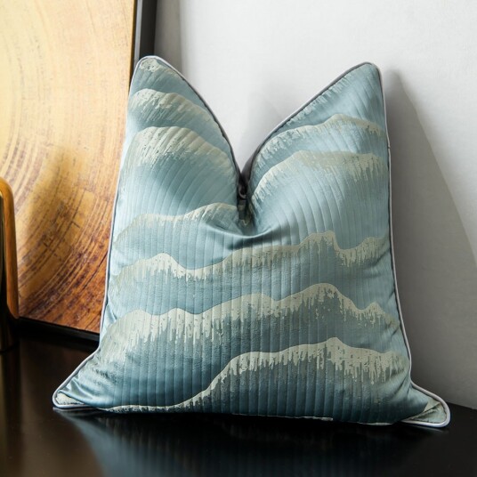 Putetrekk Square Luxury 45 x 45 cm blå Size: 45 x 45 cm Putetrekk Square Luxury 45 x 45 cm blå Size: 45 x 45 cm