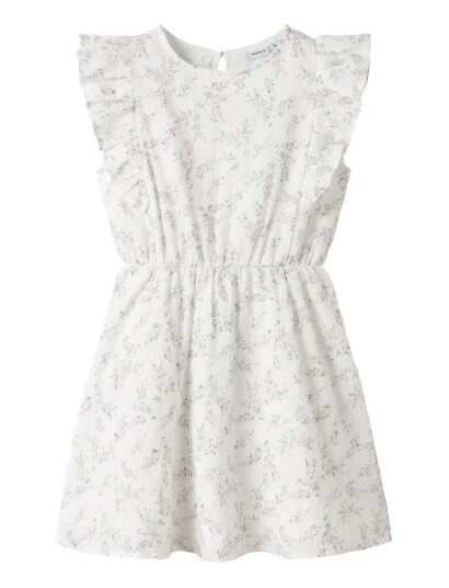 Name It Nkffriting Capsl Dress White 122 Name It Nkffriting Capsl Dress White 122