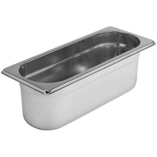 VEGA Kantine Premium GN 2/8; Størrelse GN 2/8, 2.6l, 32.5x13.2x10 cm (LxBxD); Sølvfarge