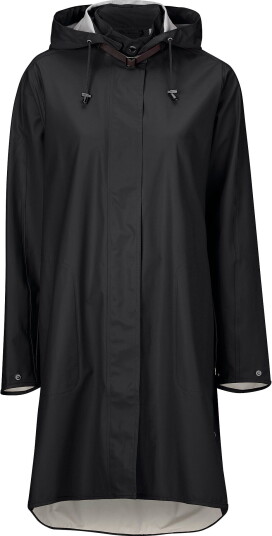 Ilse Jacobsen Women's Raincoat Detachable Hood Black 44