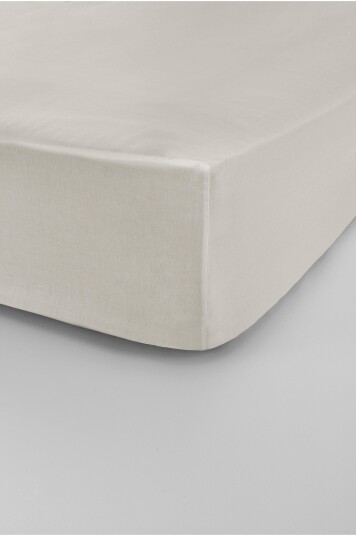 Jotex Satin Stretchlaken i Sateng Høy Madrass Økologisk Beige ZACK 17311110336