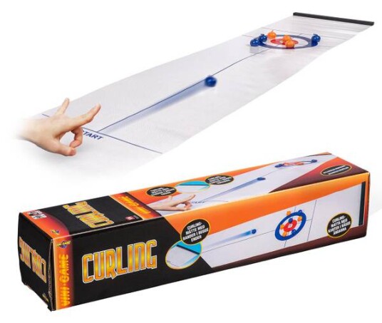 Vn Leker As Table Curling Spill 145x29cm Moro for store og små "Vini Game"