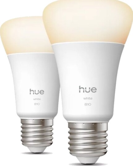 Philips Hue White Led Lyspære Form: A19 E27 7 W Ekvivalent 60 W Varmt Hvitt Til Kjølig Hvitt Lys 2700 K En Pakke 2 Philips Hue White Led Lyspære Form: A19 E27 7 W Ekvivalent 60 W Varmt Hvitt Til Kjølig Hvitt Lys 2700 K En Pakke 2