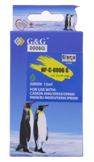 BCI-6G, Grøn 12 ml, inkClub