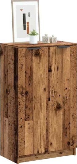 vidaXL Skoskap gammelt tre 59x35x100,5 cm konstruert tre vidaXL Skoskap gammelt tre 59x35x100,5 cm konstruert tre