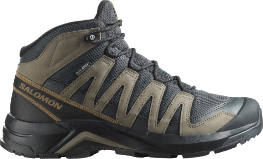 Salomon Men's X Adventure Recon Mid GORE TEX Asphalt/falcon/coyote Brown 43 1/3 Salomon Men's X Adventure Recon Mid GORE TEX Asphalt/falcon/coyote Brown 43 1/3