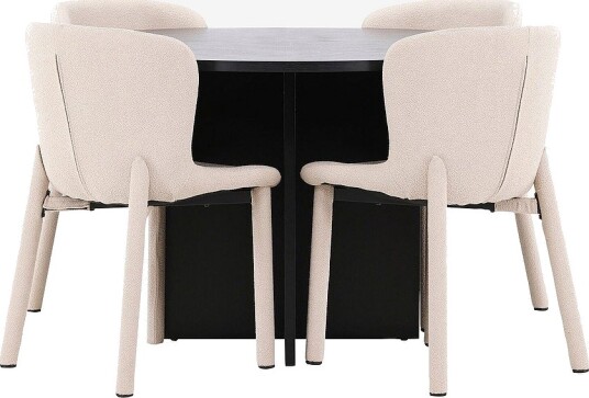Venture Home Spisebord Strada med Astoria stol Beige Venture Home Spisebord Strada med Astoria stol Beige