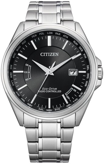 Citizen Herreklokke CB0250 84E Radio Controlled Sort/Stål Ø43 mm Citizen Herreklokke CB0250 84E Radio Controlled Sort/Stål Ø43 mm