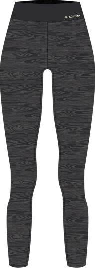 Aclima Women's Warmwool Longs High Waist Black Motion XL