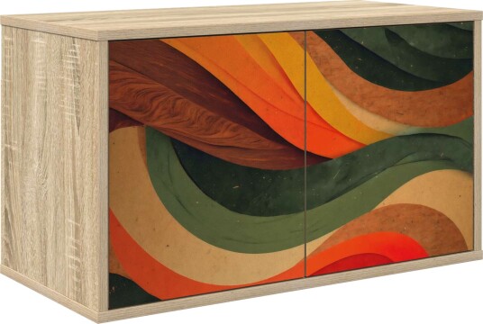 vidaXL Vegghengt TV skap BONN 69 x 33 x 40 cm Sonoma eik vidaXL Vegghengt TV skap BONN 69 x 33 x 40 cm Sonoma eik