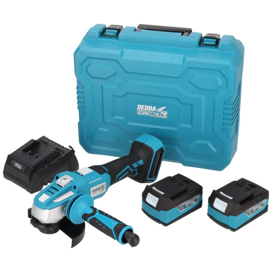 Dedra SAS+ALL Vinkelsliper 18v 2x4ah Batterier 125mm