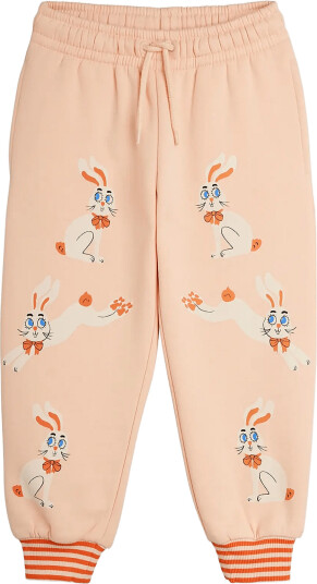 Mini Rodini Rabbit Sp Cuffed Sweatpants Pink 116/122