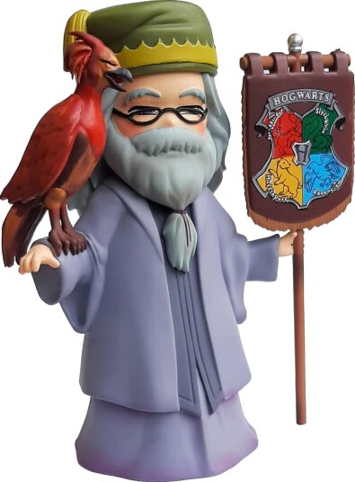 Plastoy Harry Potter figur Dumbledore og Fumseck