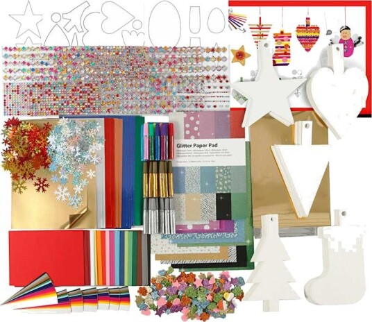 Materiellsett Creativ Company JuleklippePk Ass Farger 1 Sett