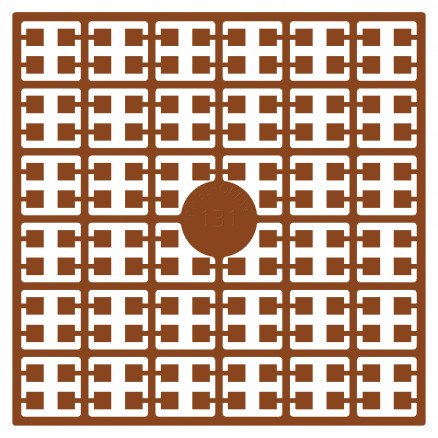 Pixelhobby Midi perler 131 Mahogany Brown 2x2mm 140 piksler