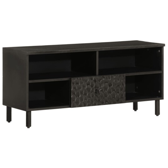 TV-benk svart 100x33x46 cm heltre mango 8720845422530