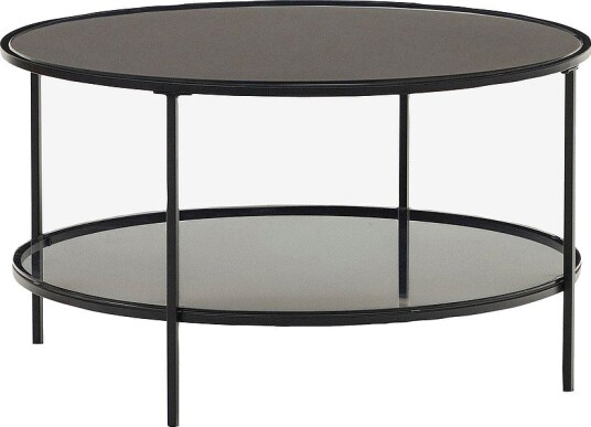 Kave Home Sofabord Gilda diameter 80 cm Svart