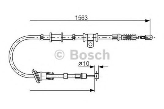 Bremsewire BOSCH 1 987 482 064