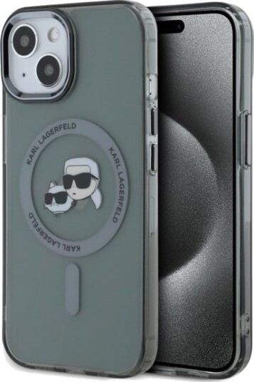 Karl Lagerfeld Hardcase til iPhone 15 6,1" med MagSafe - Svart