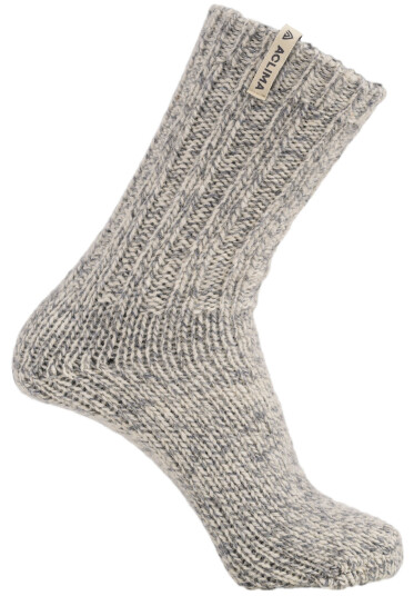 Aclima Norwegian Wool Socks Grey / White 40-45