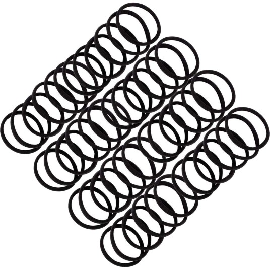 Ibero Hair Ties Black 50 stk