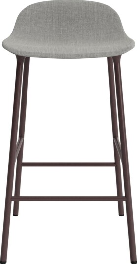 Normann Copenhagen Form Barkrakk 65 cm Polstret Gruppe 2 Brun/Stål