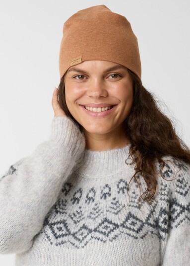 Swedemount Lofoten Beanie Almond Melange Onesize Luer