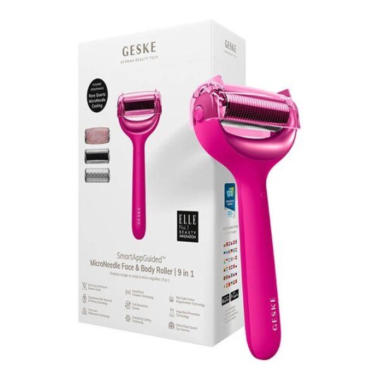 Geske Roller For Needle Mesotherapy Of The Face And Body 9In1 Geske With Application Magenta Geske Roller For Needle Mesotherapy Of The Face And Body 9In1 Geske With Application Magenta
