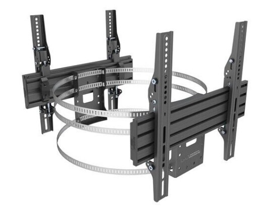 Multibrackets M Pro Series - mounting kit - dual side - for 2 flat panels - black