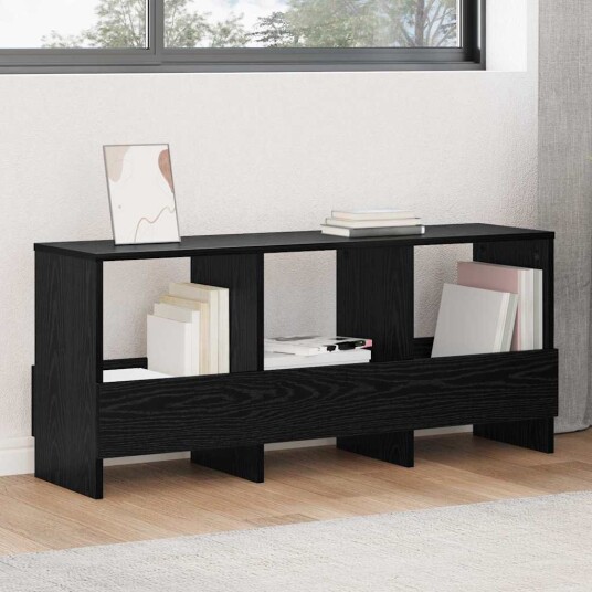 vidaXL Magasinreol Svart Eik 102 x 30 x 45 cm vidaXL Magasinreol Svart Eik 102 x 30 x 45 cm