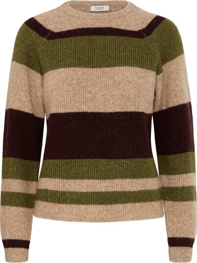 b.young Byotaja Jumper AVOCADO MELANGE STRIPE XS b.young Byotaja Jumper AVOCADO MELANGE STRIPE XS