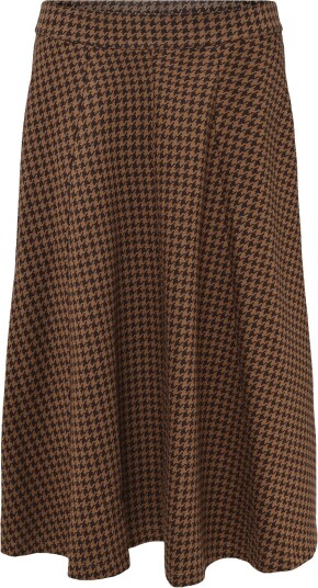 Jumperfabriken Sanna Skirt Houndstooth Brown XS