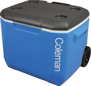 Coleman 60Qt Wheeled Performance Cooler Tricolor Blue/Grey
