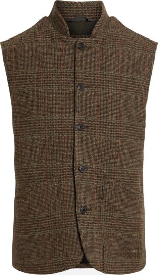 Ralph Lauren Woven vest S grønn herre