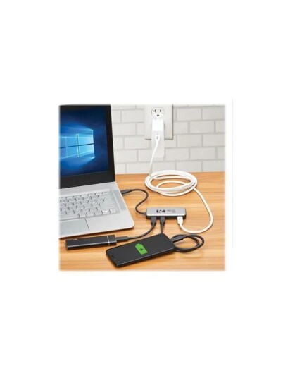 Tripp Lite USB C Hub 4 Port Gray U460 004 4C G2C