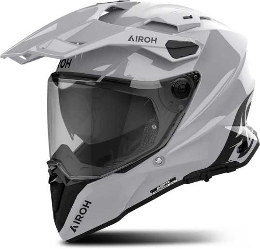 Airoh Adventurehjelm Commander 2 Blank Grå