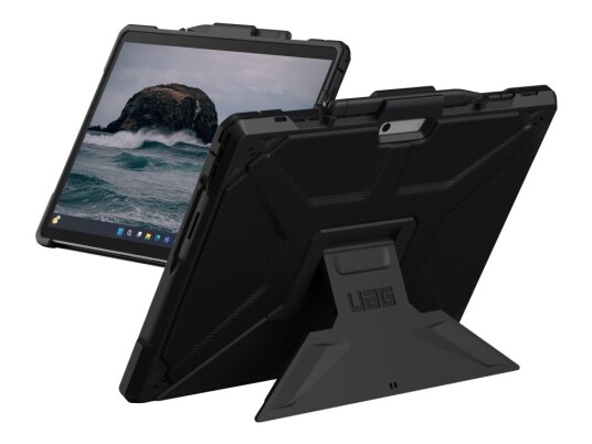 Uag Metropolis Series Rugged Case For Surface Pro 9 Black Metropolis Series Sort