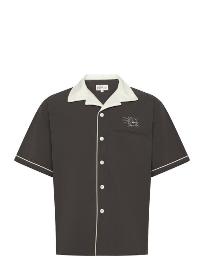 Stan Ray Ss Bowling Shirt Raven Black Black XL