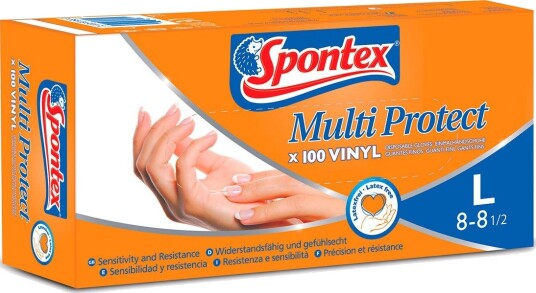 Spontex Lateksfrie Husholdningshansker Str. L Spontex Lateksfrie Husholdningshansker Str. L