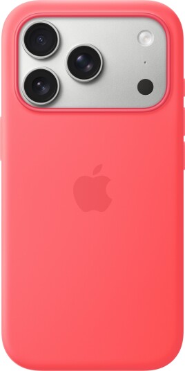 Apple iPhone 17 Pro silikondeksel MagSafe Lys Guava