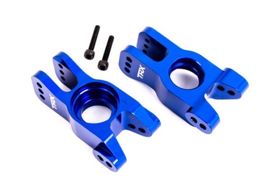Traxxas 9552X Carriers Stub Axle Alu Blue Pair Sledge