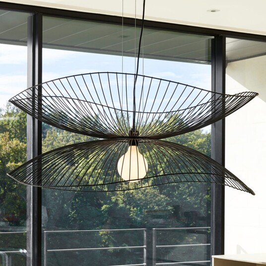 Libellule pendellampe L Black – Forestier Libellule L   Stue   Design   Metall   Med en lyskilde
