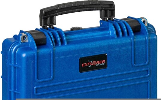 EXPLORER 3815 HL/WS Flightcase med skuminnlegg - 380x270x160mm - BlÄ EXPLORER 3815 HL/WS Flightcase med skuminnlegg - 380x270x160mm - BlÄ