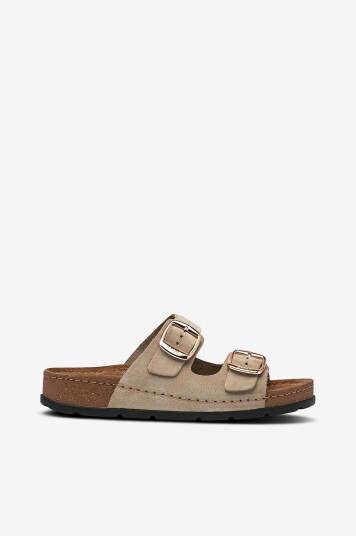 Scholl Sandal Bora 2 Buckels Beige Scholl Sandal Bora 2 Buckels Beige